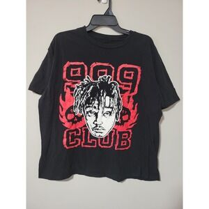 Juice WRLD 999 Club Graphic T Shirt Mens XL Black Red Rap Hip Hop Official